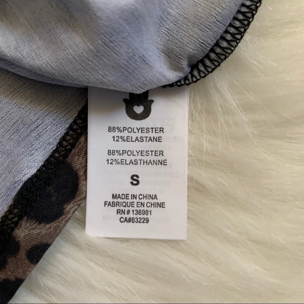 Spiritual Gangster Animal Print Tank Size Small - Picture 3 of 6